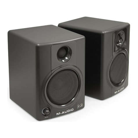 M-Audio Studiophile AV 40 user guide