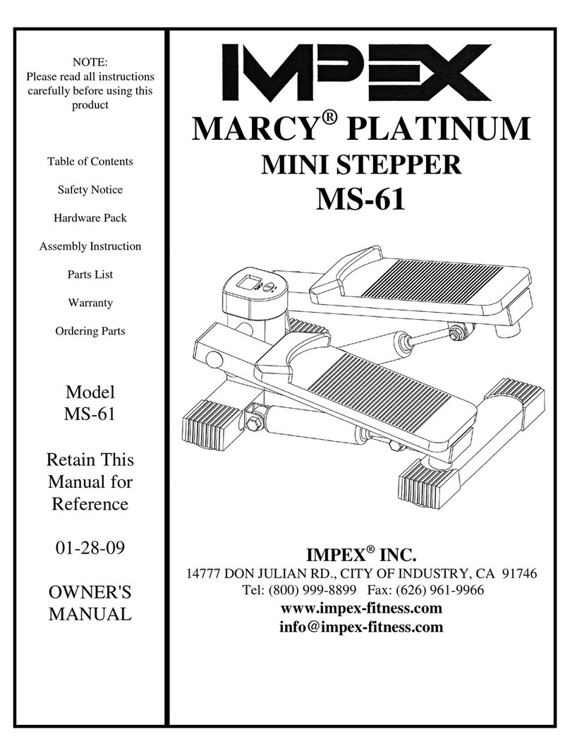 Impex MARCY PLATINUM MS-61 User manual