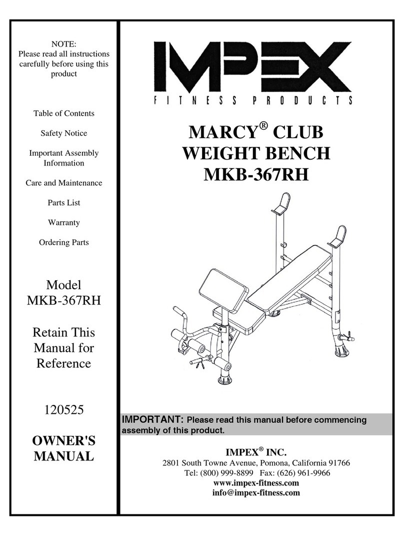 Impex MARCY MKB-367RH User manual