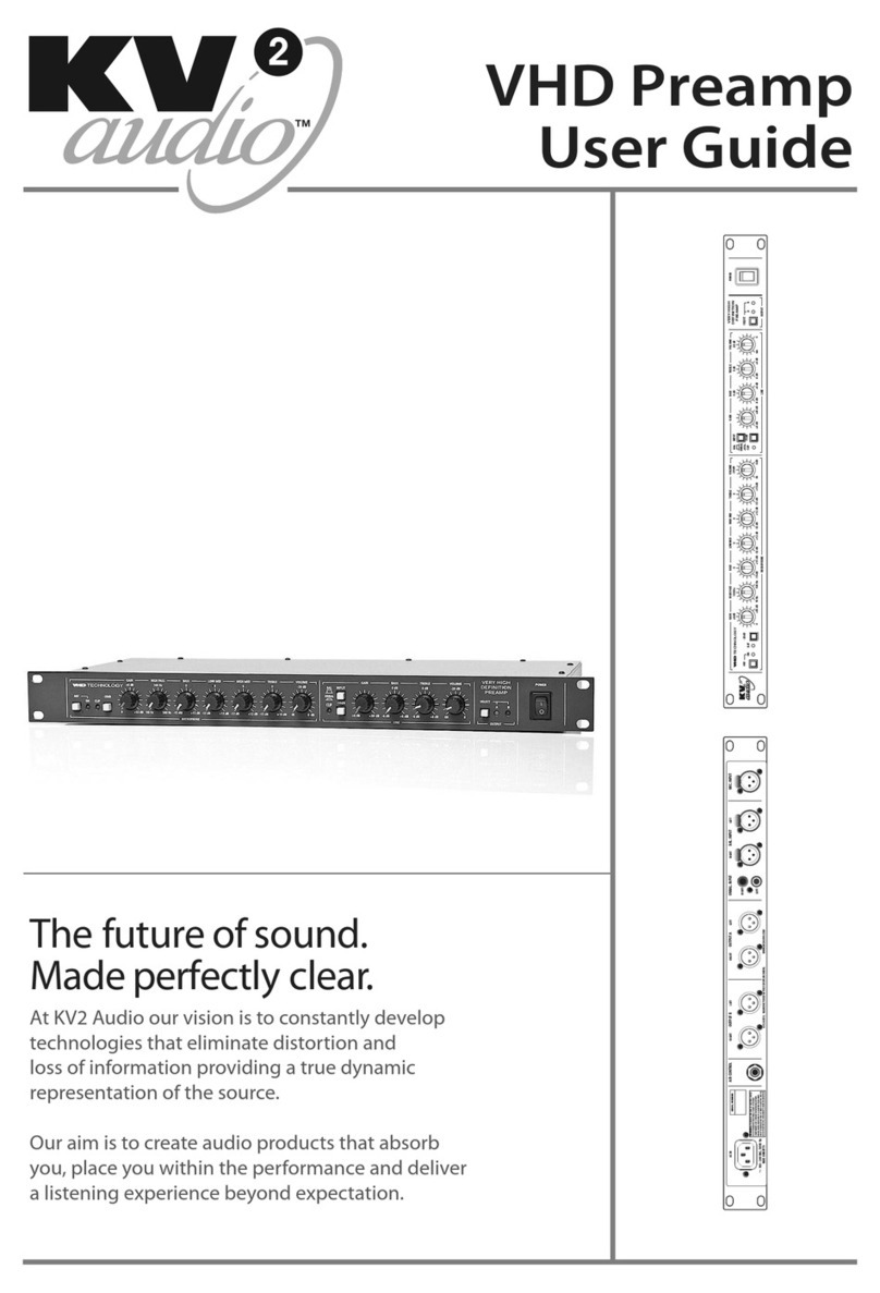 KV2 Audio VHD-Preamp user guide