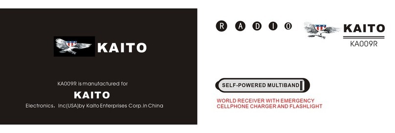 Kaito KA009R User manual