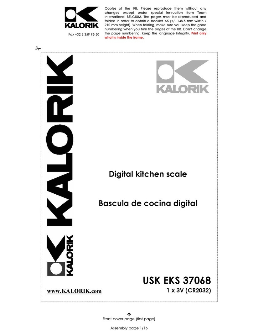 Kalorikk USK EKS 37068 operating instructions
