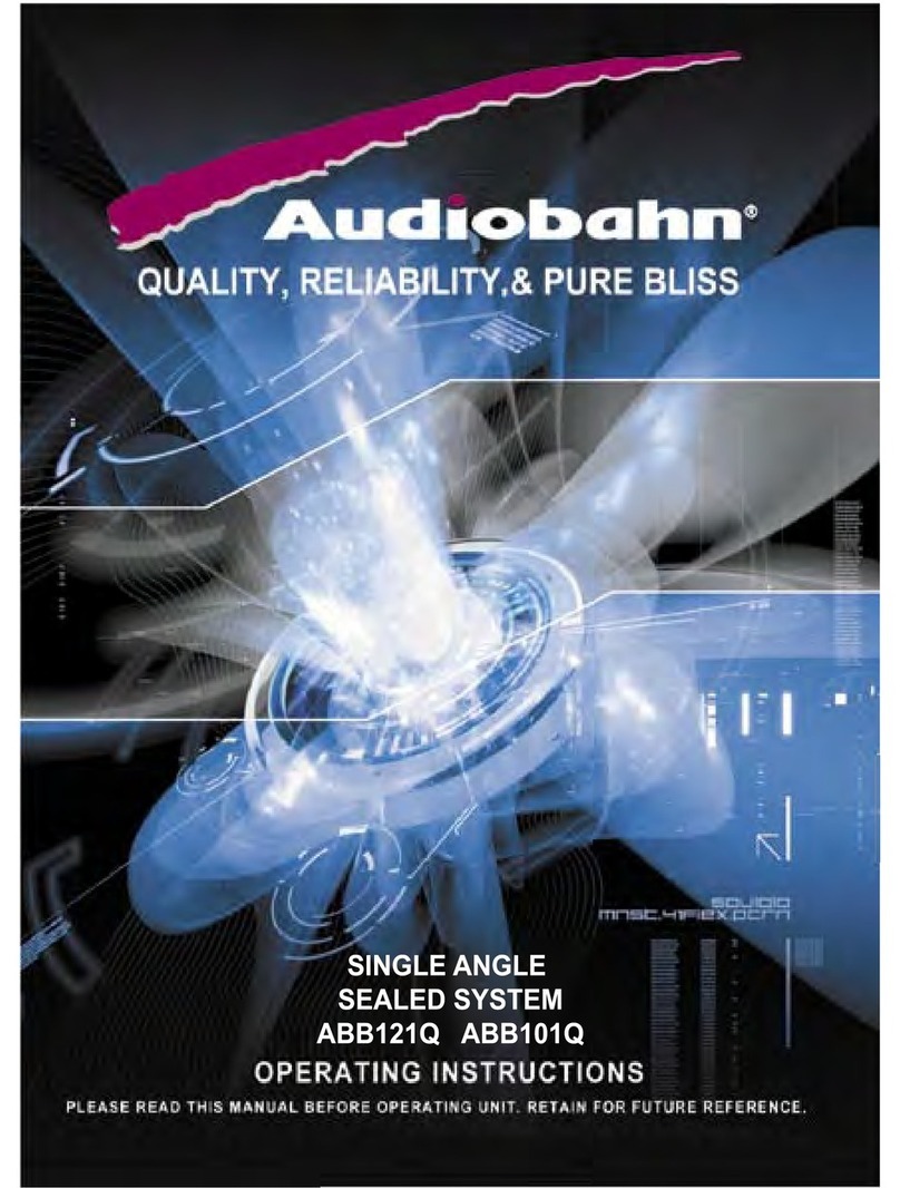 AudioBahn ABB121Q operating instructions