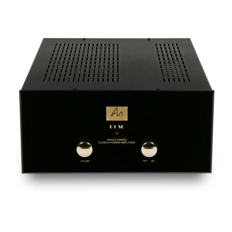 Audio Note P1 SE Technical manual