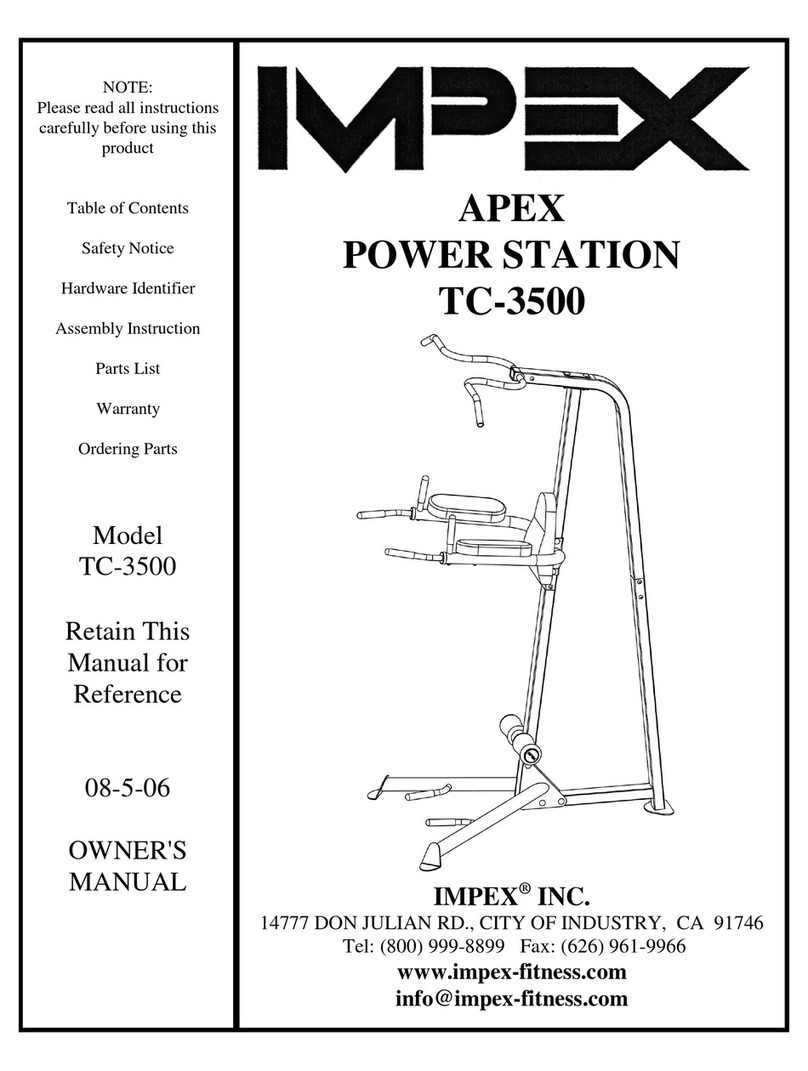 Impex Apex TC-3500 owner's manual