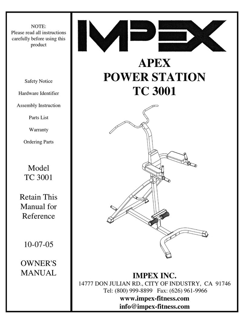Impex TC-3001 owner's manual