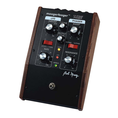Moog moogerfooger MF-103 User manual