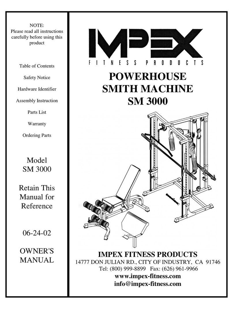 Impex POWERHOUSE SM 3000 owner's manual
