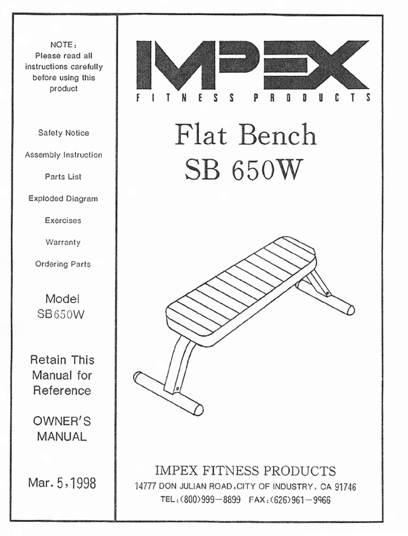 Impex SB 650W owner's manual