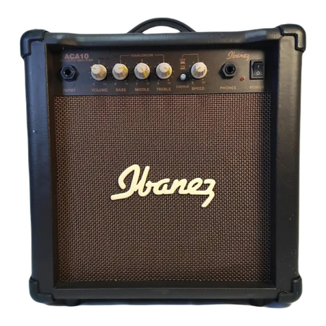 Ibanez ACA 10 User manual