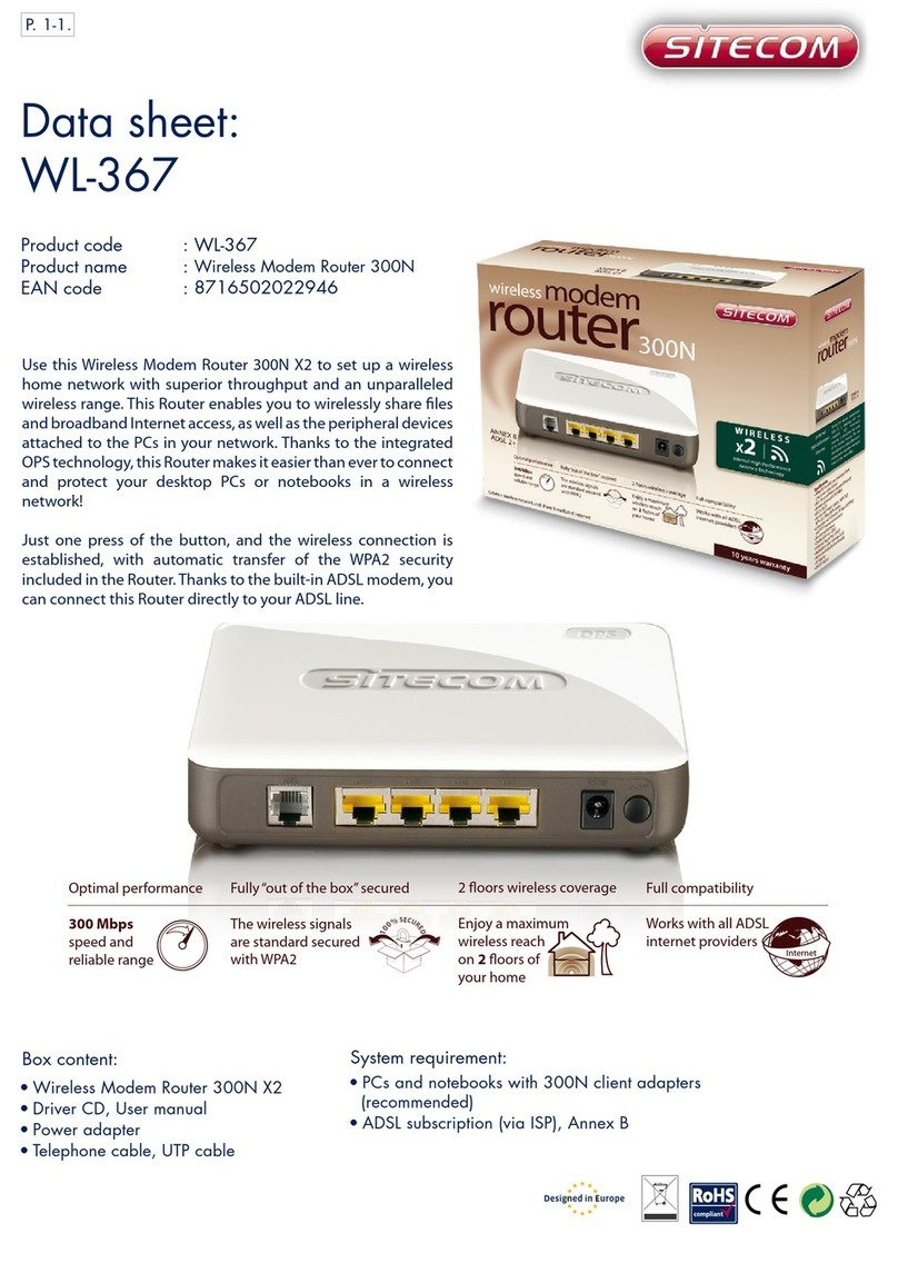 Sitecom WL-367 datasheet
