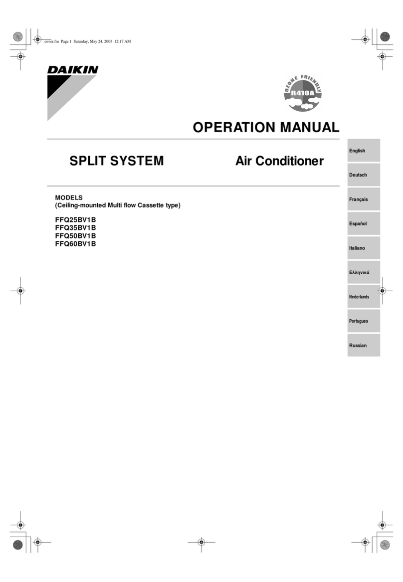 Daikin FFQ25BV1B User manual
