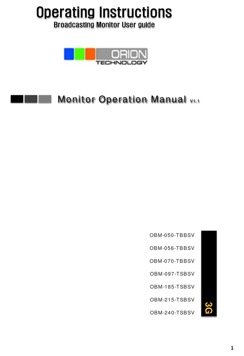Orion OBM-050-TBBSV User manual