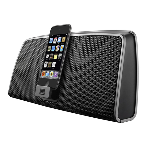 Altec Lansing inMotion iMT630 User manual