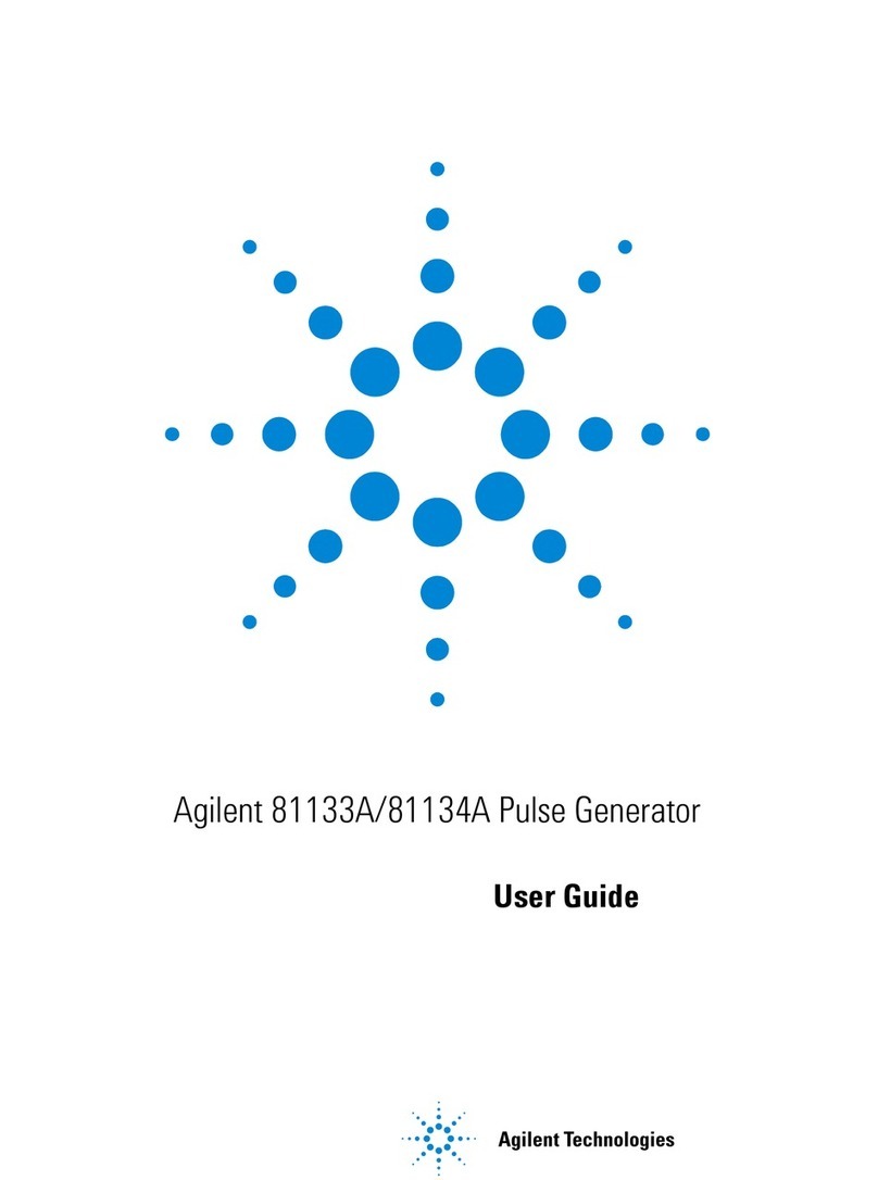 Agilent Technologies 81133A User manual Agilent Technologies 81133A User manual