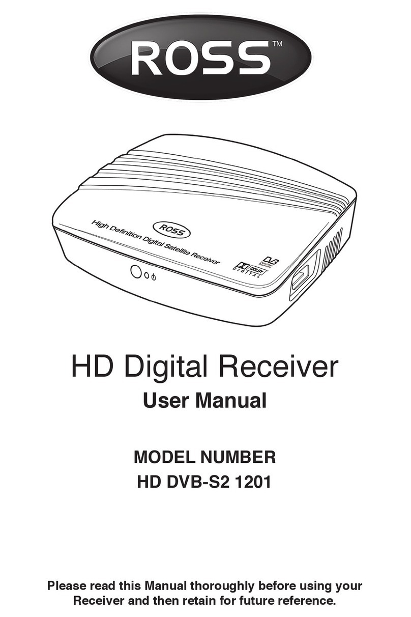 Ross HD DVB-S2 1201 user manual