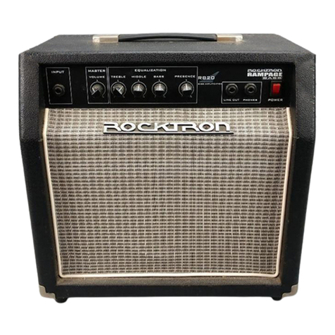 Rocktron Rampage RB20 User manual