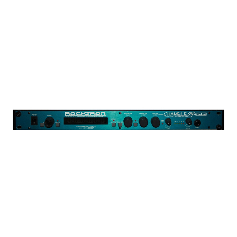 Rocktron CHAMELEON user manual