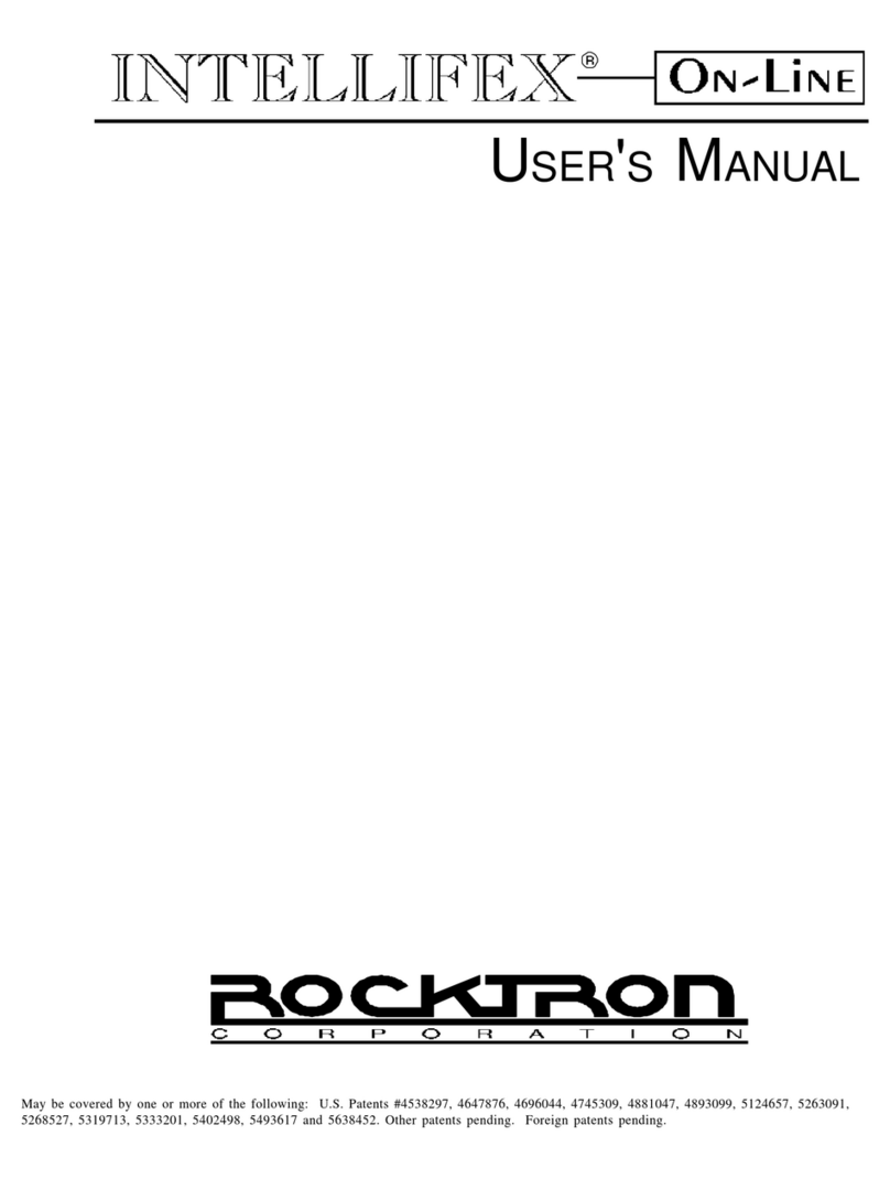 Rocktron INTELLIFEX user manual