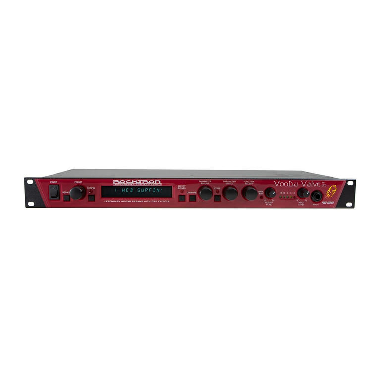 Rocktron VOODU Valve User manual