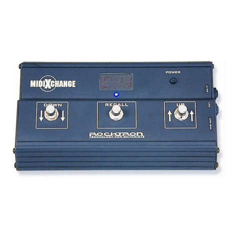 Rocktron XCHANGE instruction manual