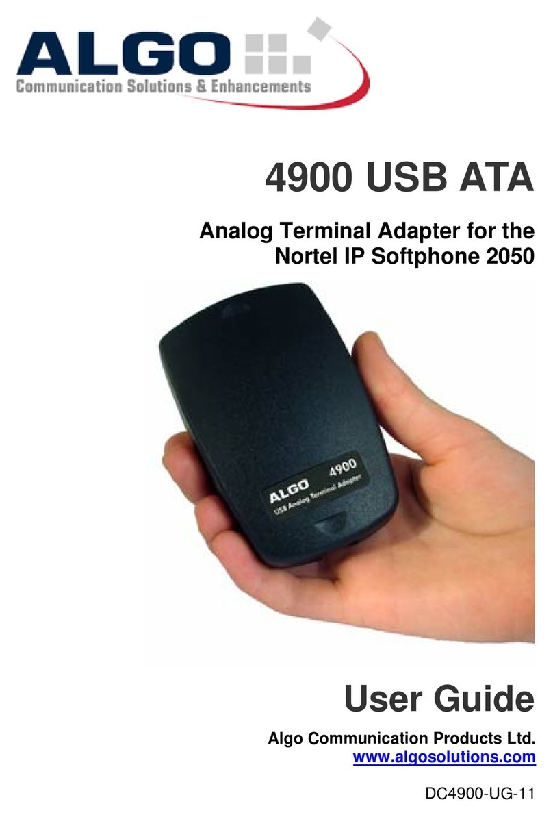 Algo 4900 user guide