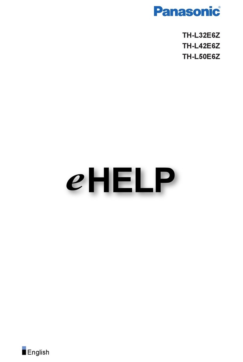 Panasonic Viera TH-L32E6Z User manual