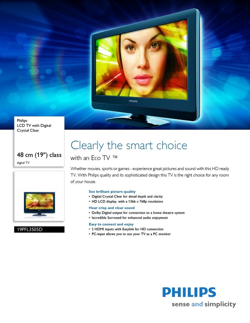 Philips 19PFL3505D/F7 User manual