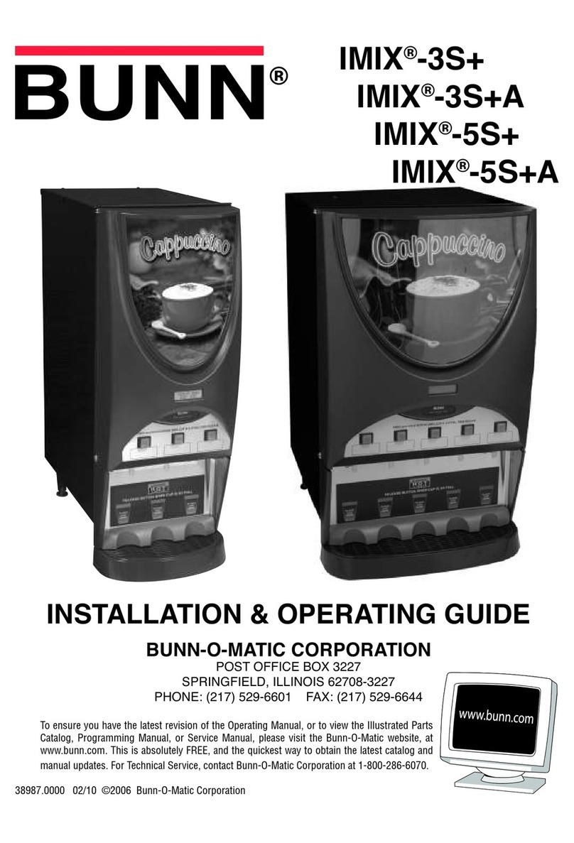 Bunn IMIX-3S+ Troubleshooting guide
