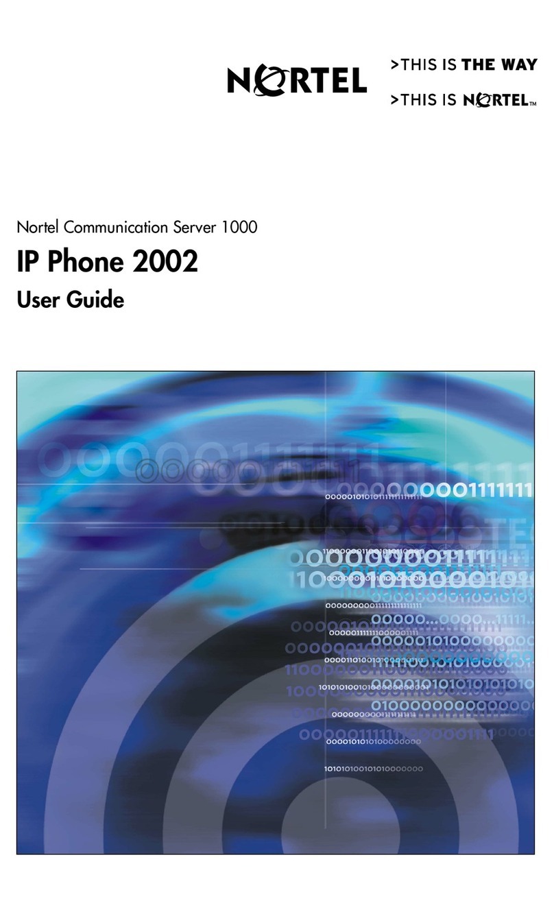 Nortel Networks IP Phone 2002 user guide