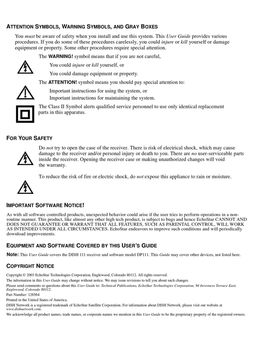 Dish Network DP111 User manual