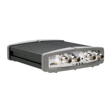 Axis Video Server User manual