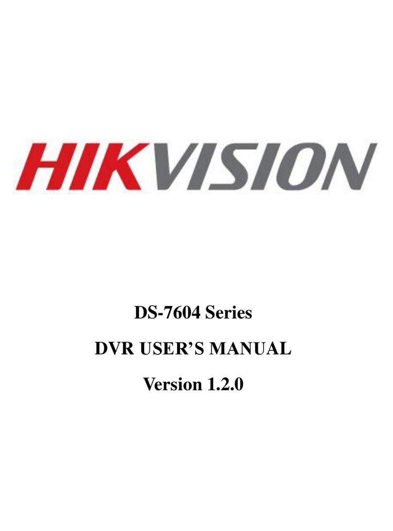 HIK VISION DS-7604 Series User manual