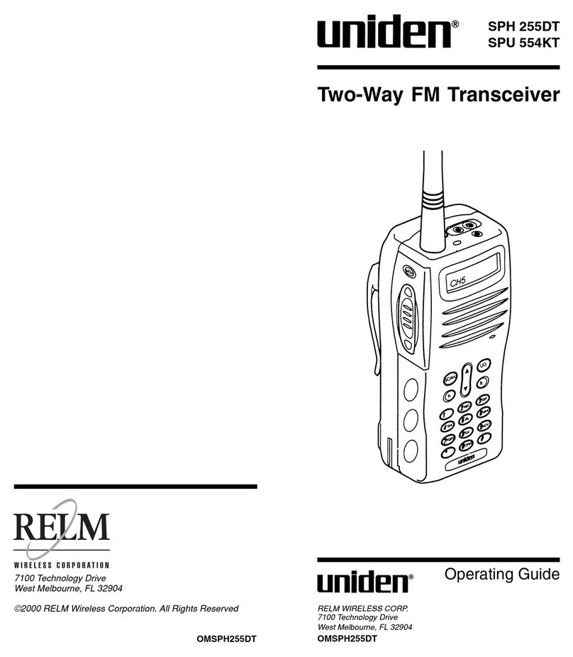 Uniden SPU 554KT User manual Uniden SPU 554KT User manual