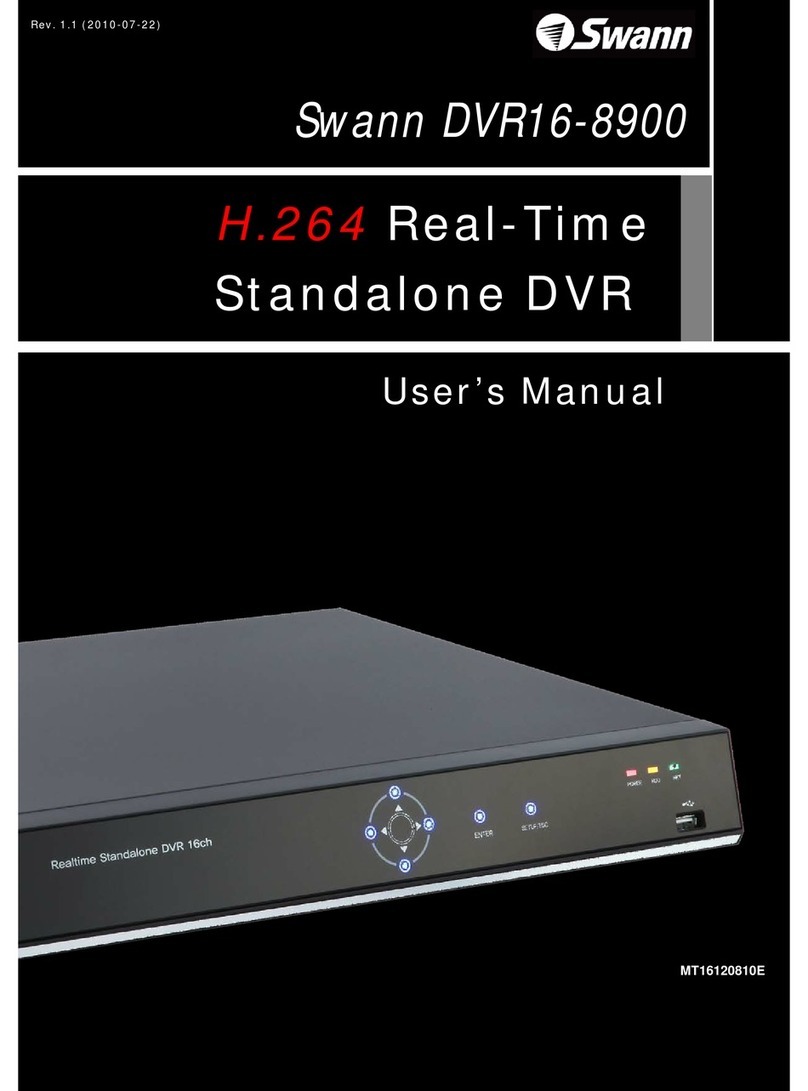 Swann DVR16-8900 User manual