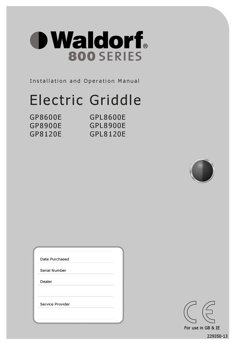 Waldorf GP8600E Installation and operation manual
