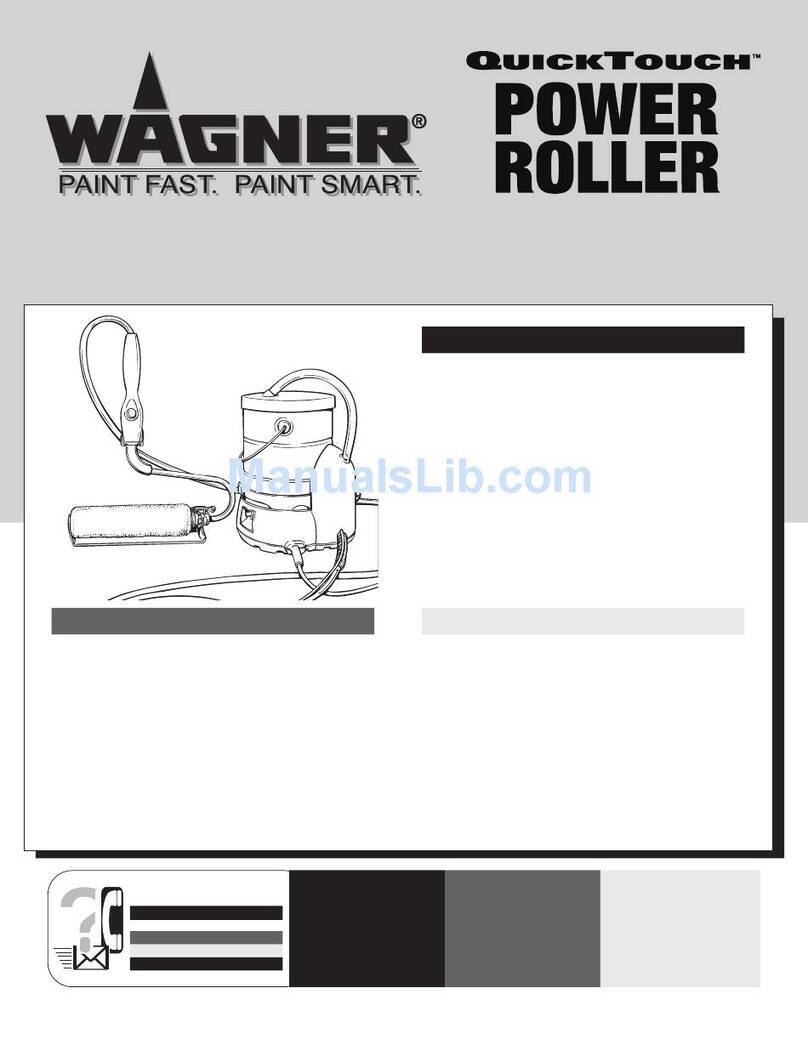 WAGNER Cordless Power Roller User manual