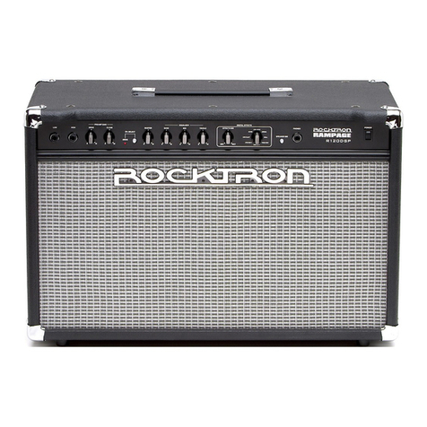 Rocktron Rampage R120DSP User manual Rocktron Rampage R120DSP User manual