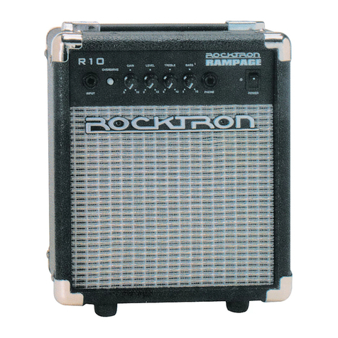 Rocktron Rampage R10 User manual Rocktron Rampage R10 User manual