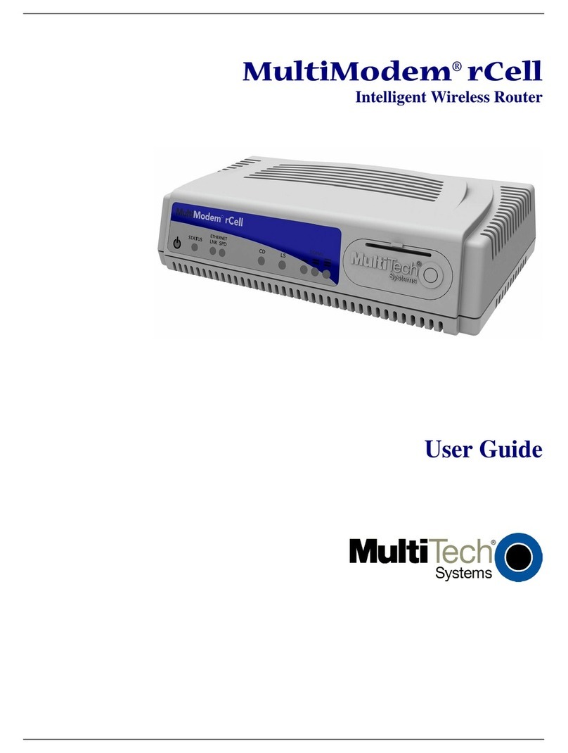 Multitech MultiModem rCell MTCBA-H3-EN3-P1 user guide