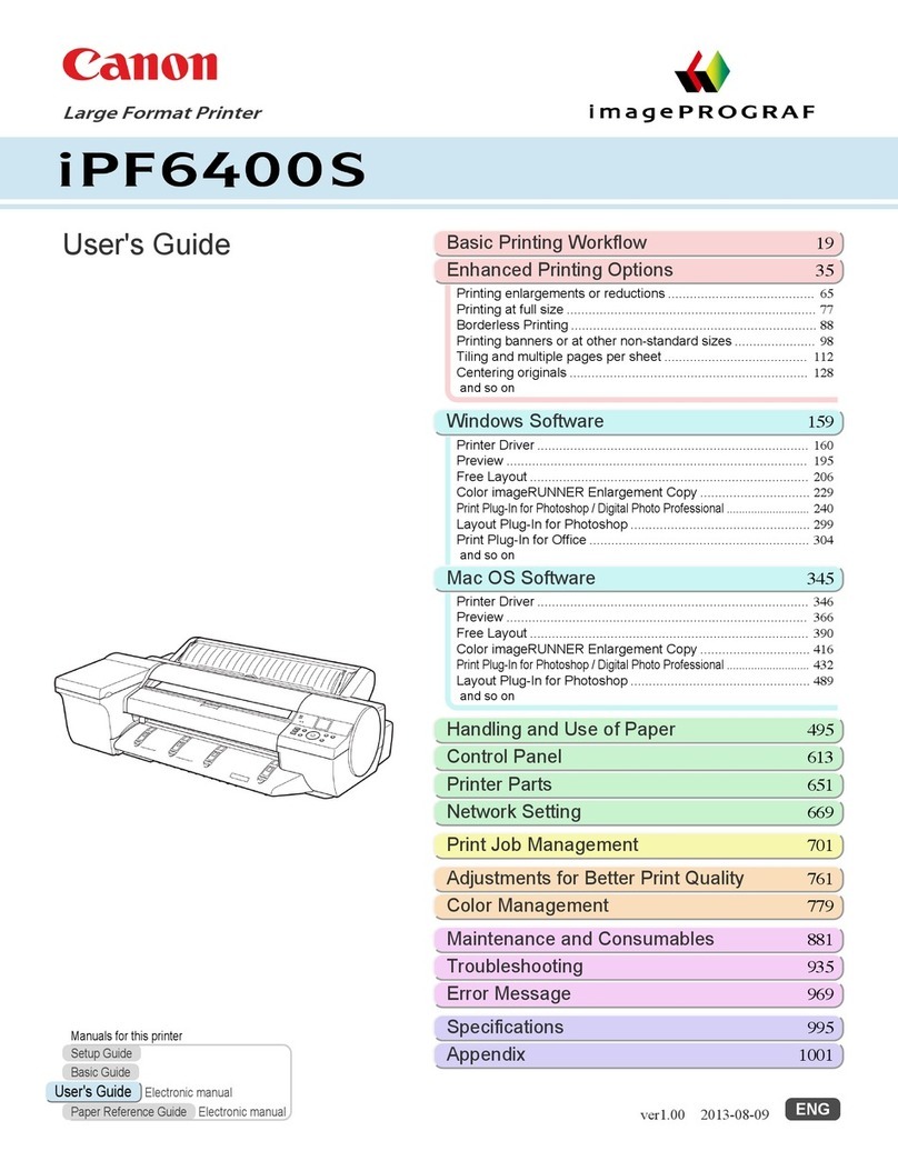 Canon imagePROGRAF iPF6400S Series User manual