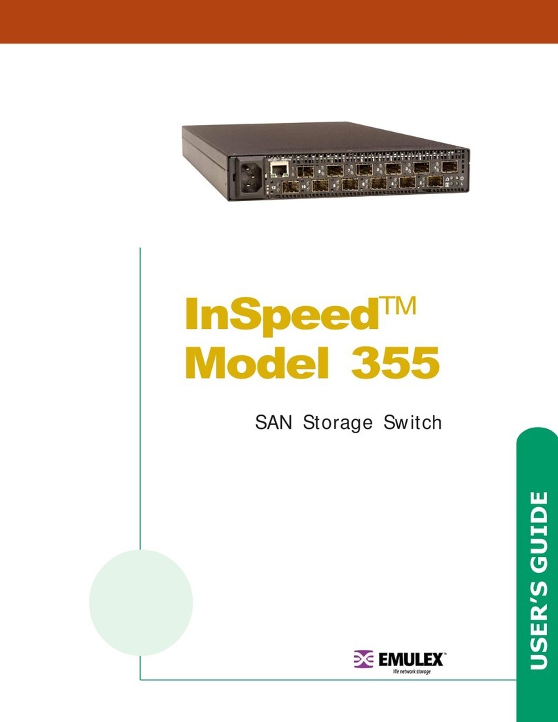 Emulex InSpeed 355 User manual