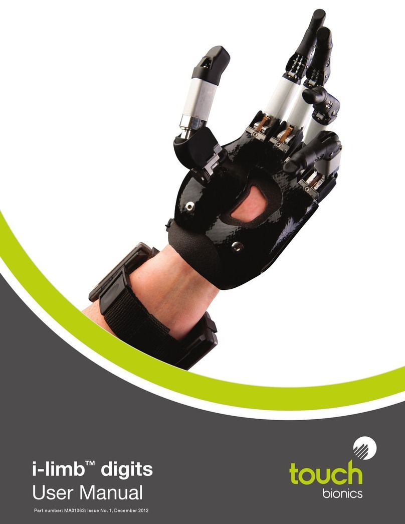 touch bionics i-limb digits user manual