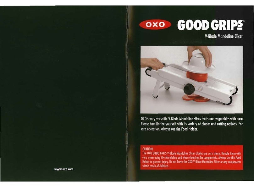 OXO V-Blade Mandolin Start guide