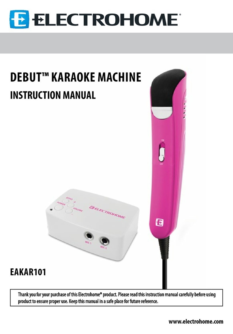 Electrohome Debut EAKAR101 instruction manual