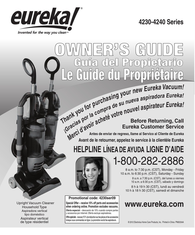 Eureka 4230 Series owner's guide