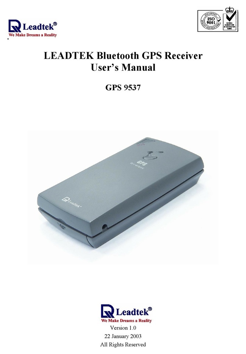 Leadtek GPS 9537 User manual