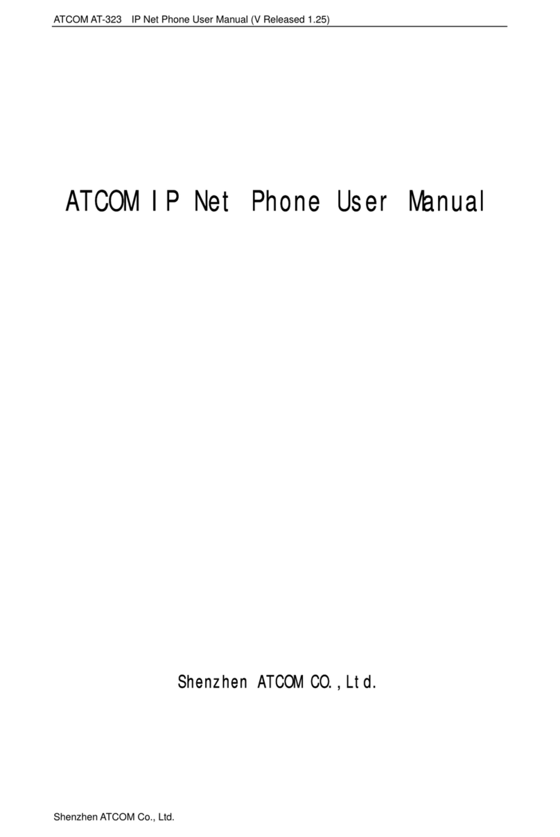 ATCOM AT-323 User manual