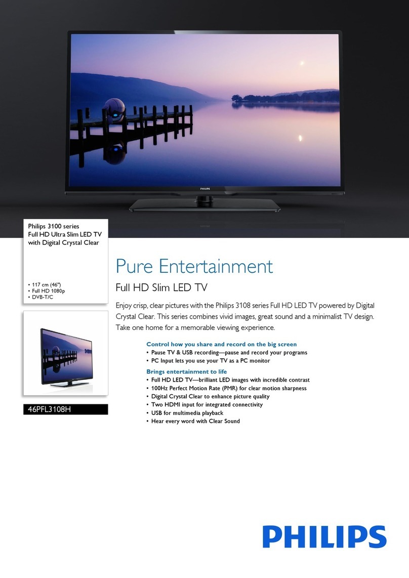 Philips 46PFL3108H/12 User manual