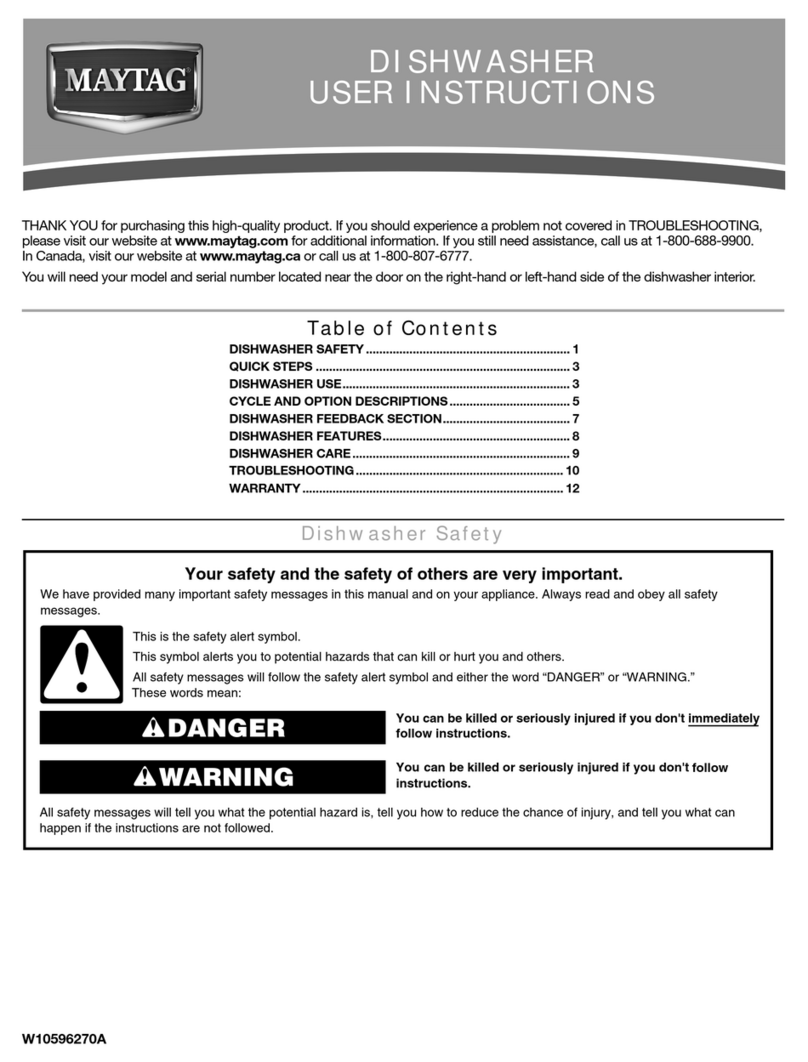 Maytag W10282479 User instructions